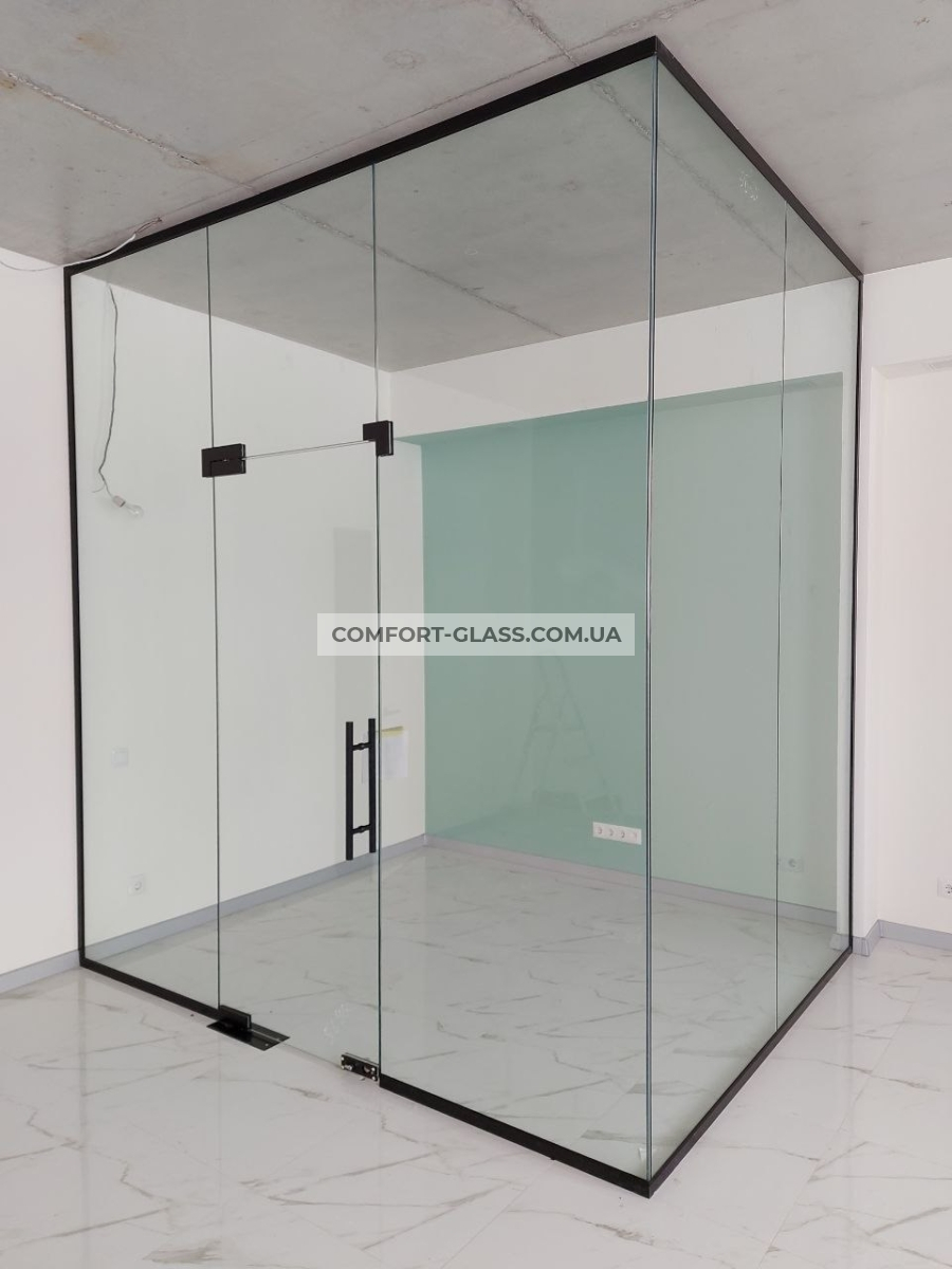 перегородки зі загартованого скла 10-12 мм в Киеві