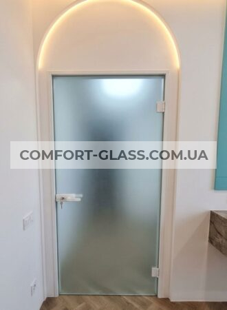 Повністю скляні міжкімнатні двері Київ від Comfort Glass